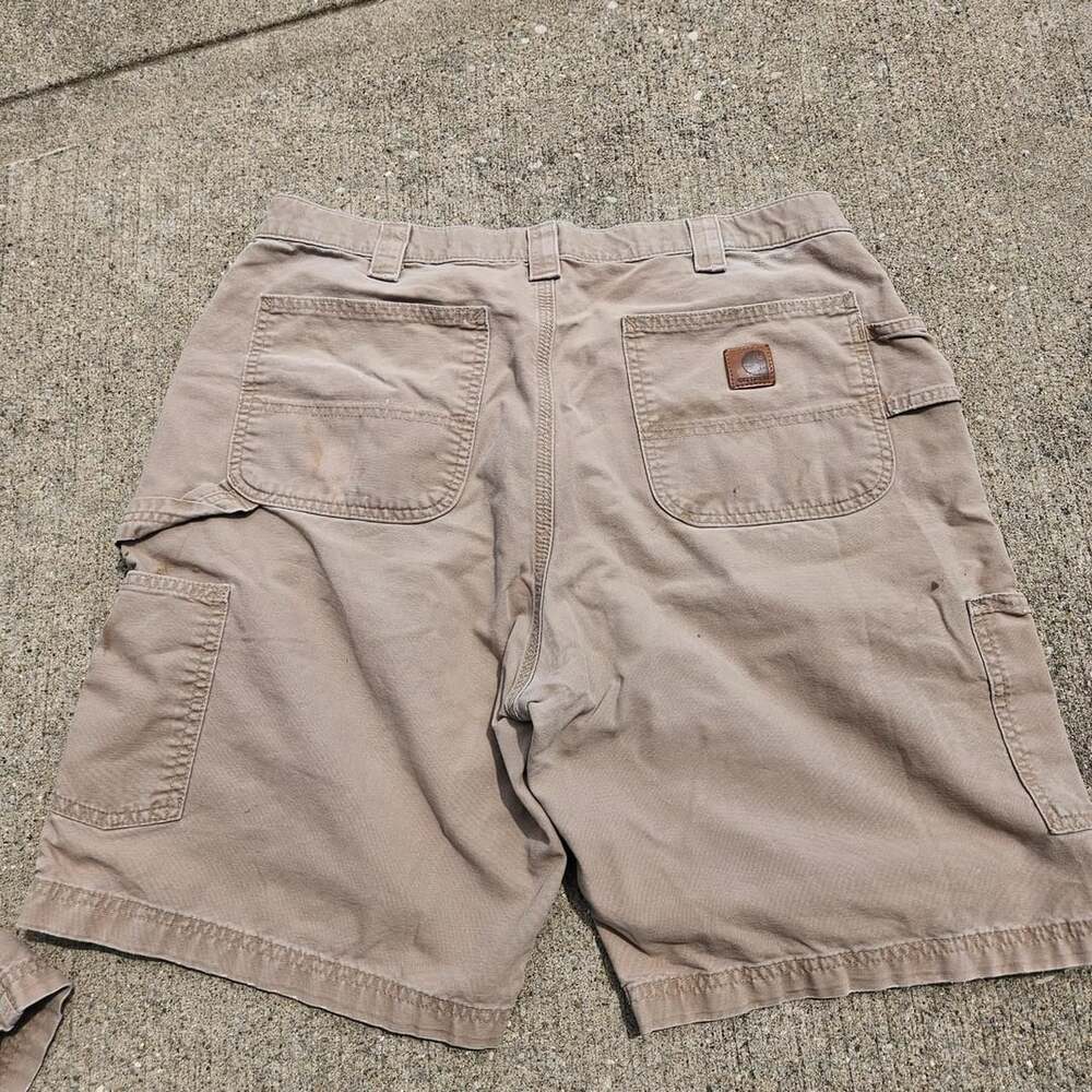 Carhartt B147 DKH Original Fit Work Cargo Shorts Size 36 - 2 Pairs
